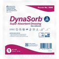 Dynarex Dynarex DynaSorb Super Absorbent Dressings, Non Adherent, 6inL x 6inW, 120 Pcs 3088